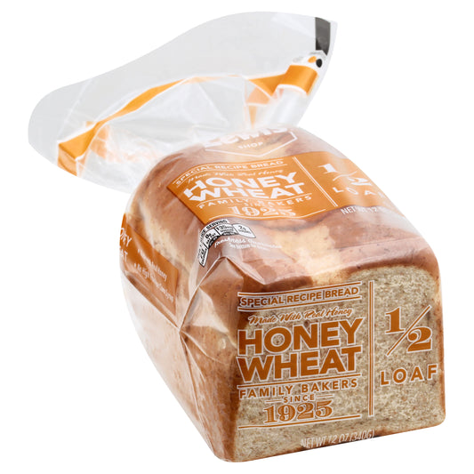 Lewis 1/2 Loaf Honey Wheat Bread 12 oz