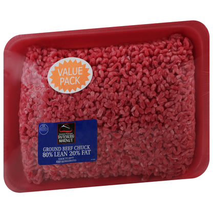 Harris Teeter Butchers Market Value Pack 80%/20% Ground Beef Chuck 1 ea