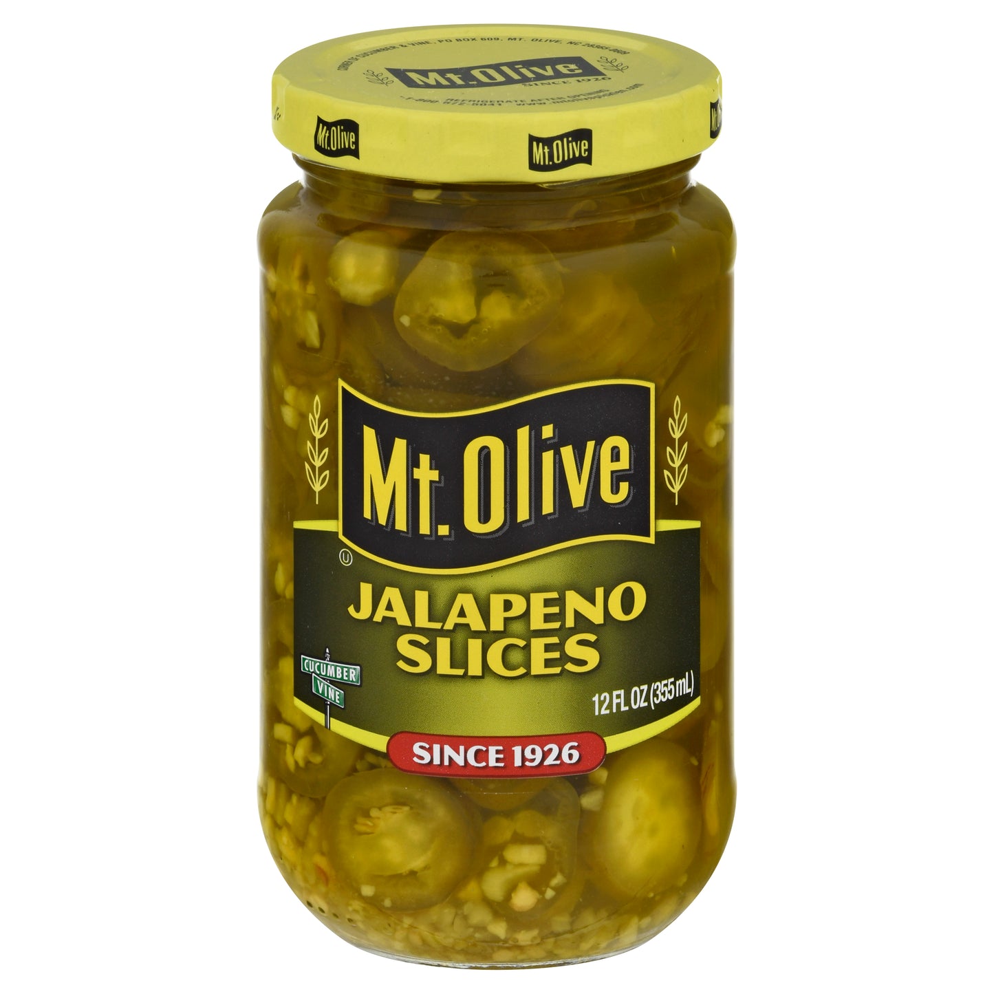 Mt Olive Jalapeno Slices 12 fl oz Jar