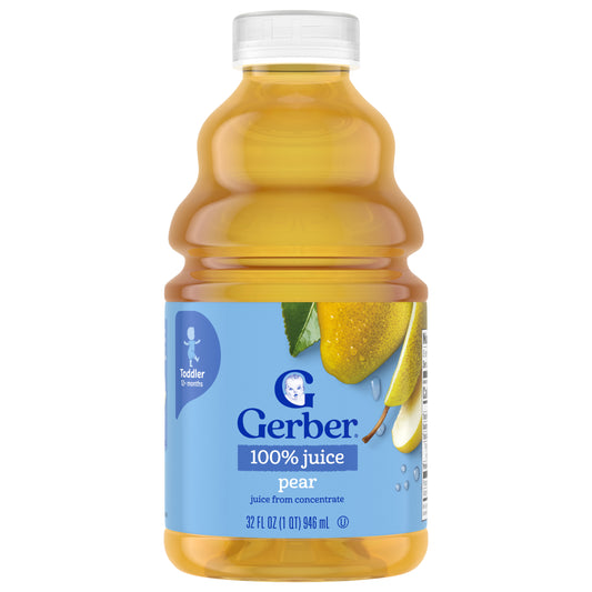 Gerber Pear Juice from Concentrate, Toddler Juice, Juice For Toddlers, Toddler Drink