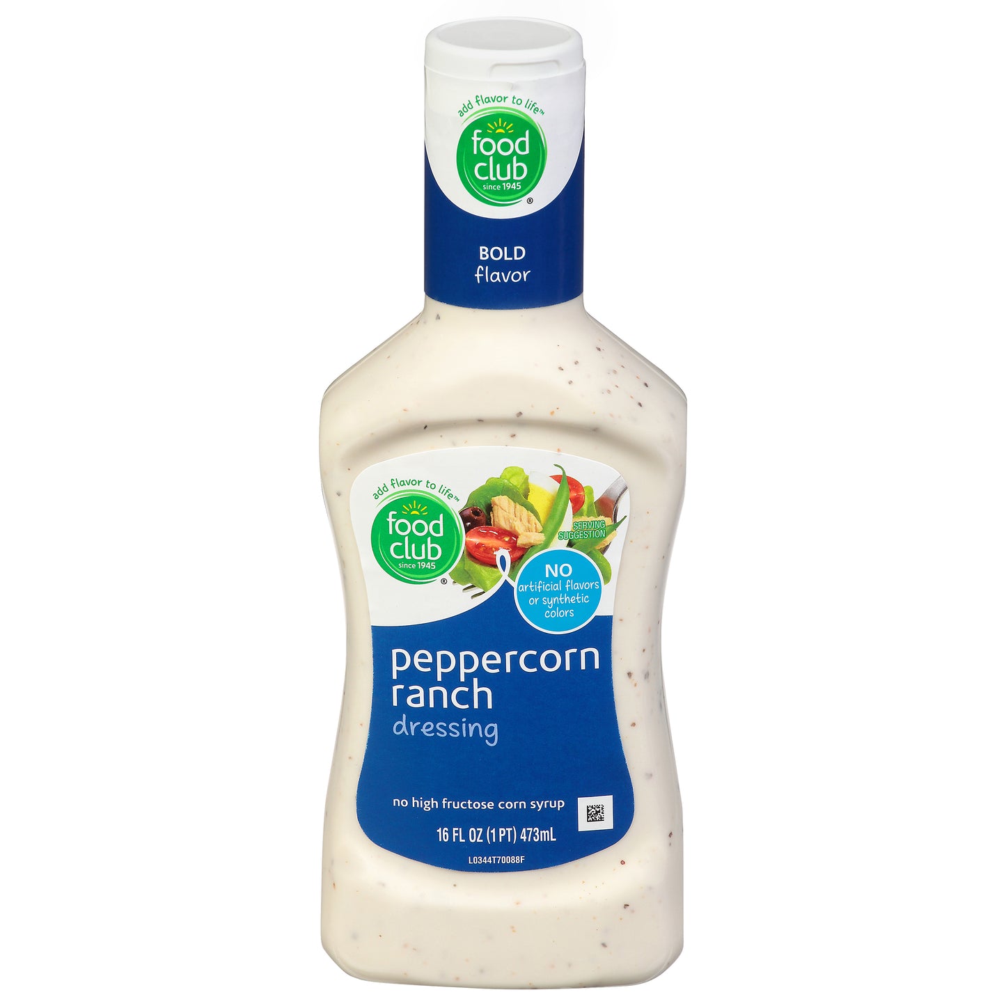 Food Club Peppercorn Ranch Dressing 16 fl oz