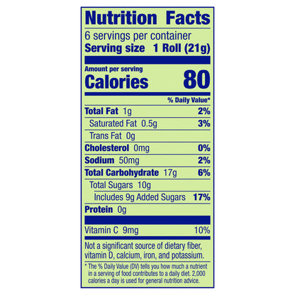 Fruit by the Foot Fruit Flavored Snacks, Berry Tie-Dye, 4.5 oz, 6 ct
