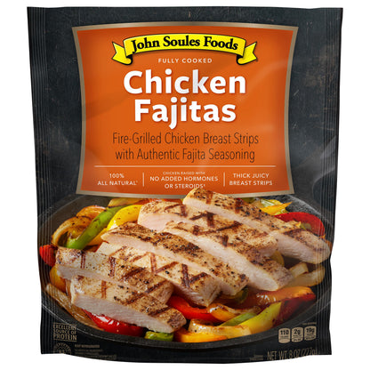 John Soules Foods Chicken Fajitas, 8 oz, Refrigerated