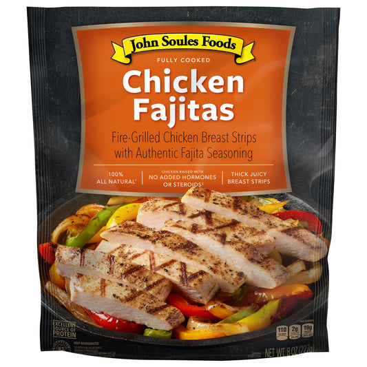 John Soules Foods Chicken Fajitas, 8 oz, Refrigerated