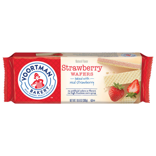 Voortman Bakery Strawberry Wafers 10.6 oz