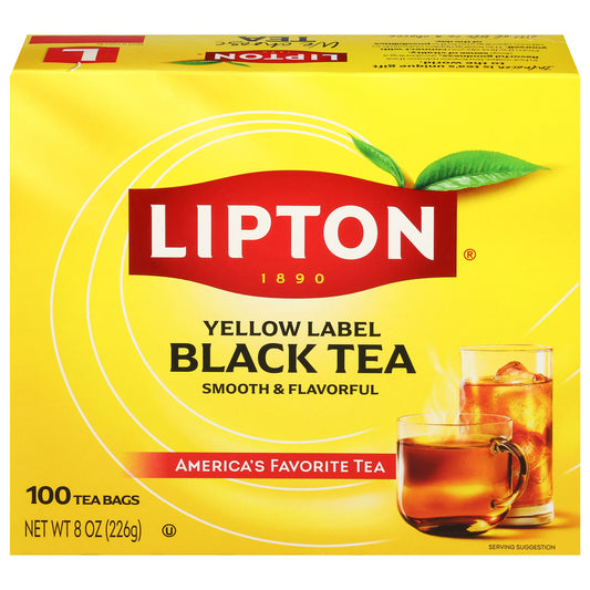 Lipton Yellow Label Black Tea 100 Tea Bags
