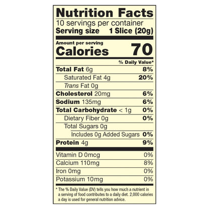 Sargento® Sliced Gouda Natural Cheese, 10 slices