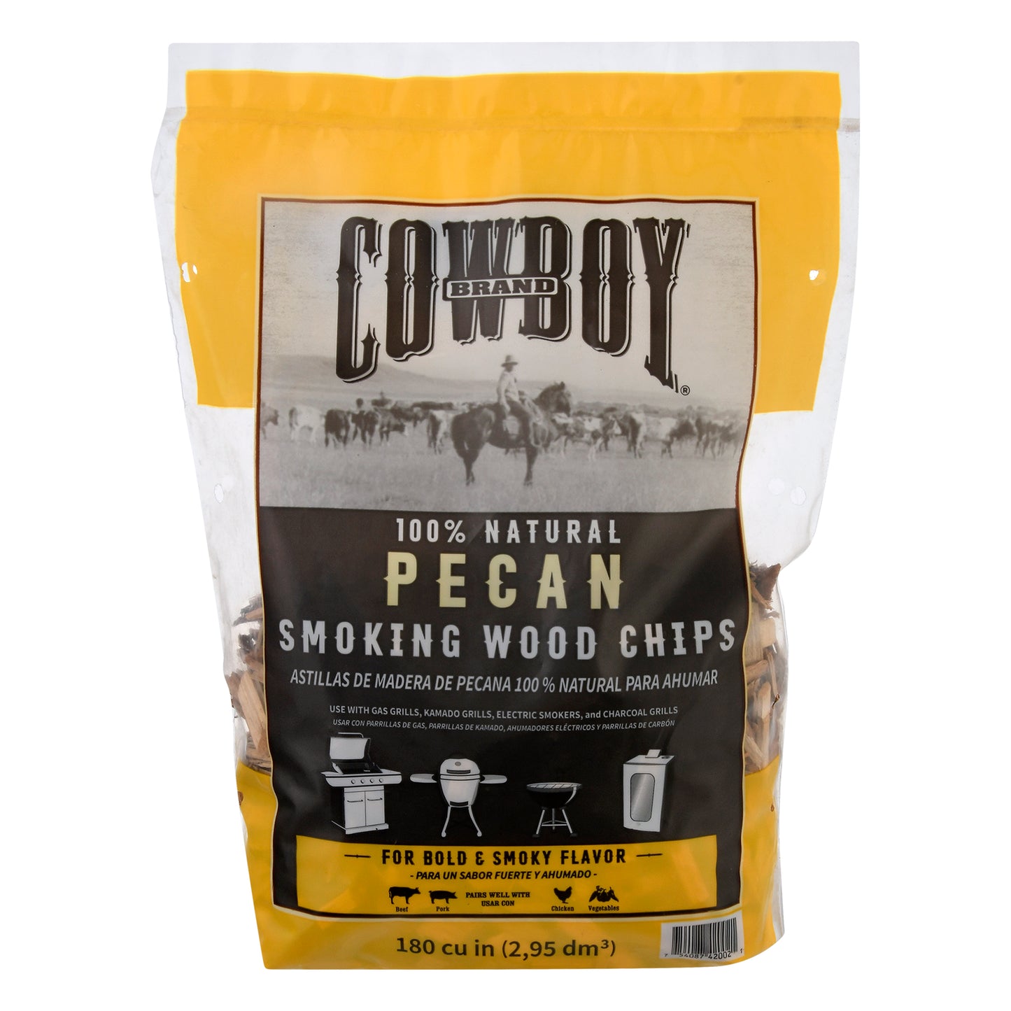 Cowboy Pecan Smoking Wood Chips 1 ea