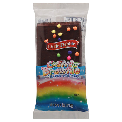 Little Debbie Cosmic Brownie with Chocolate Chip Candy 4 oz