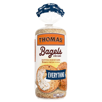 Thomas' Everything Bagels, 6 count, 18 oz