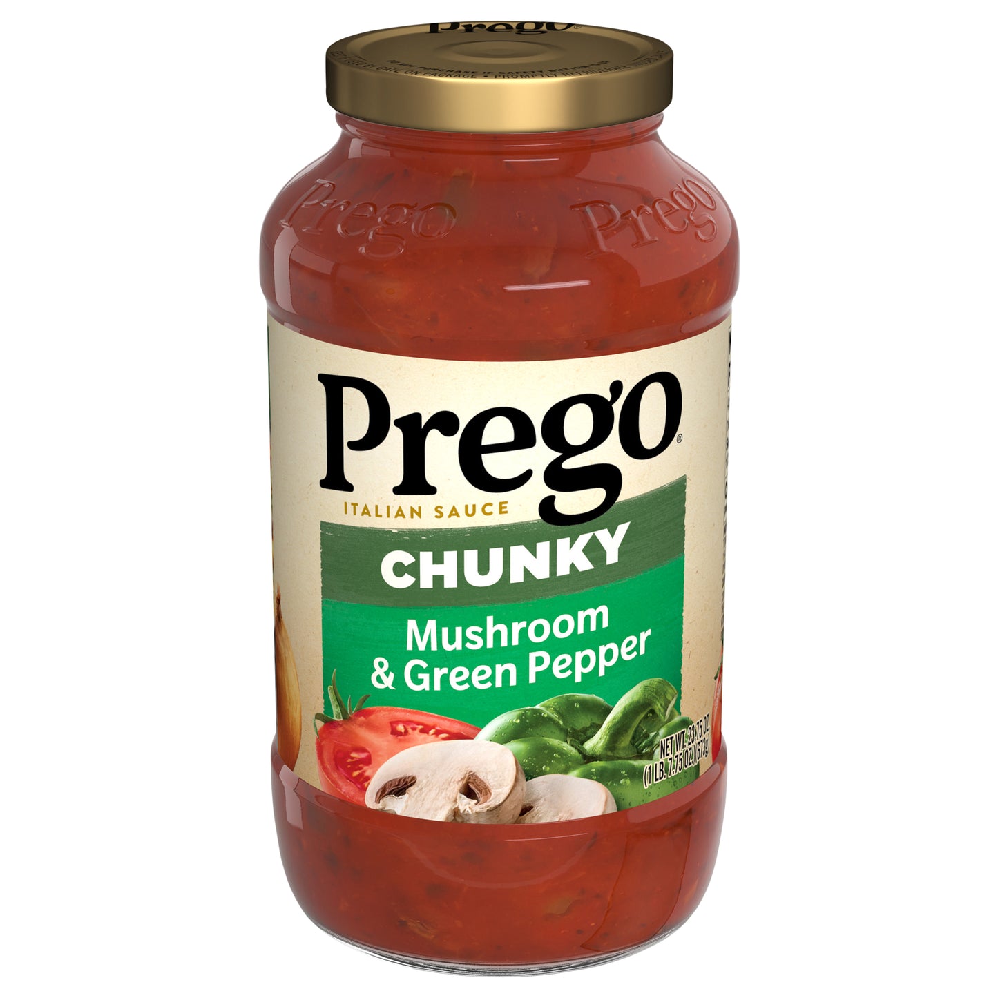 Prego Chunky Mushroom & Green Pepper Italian Sauce 23.75 oz