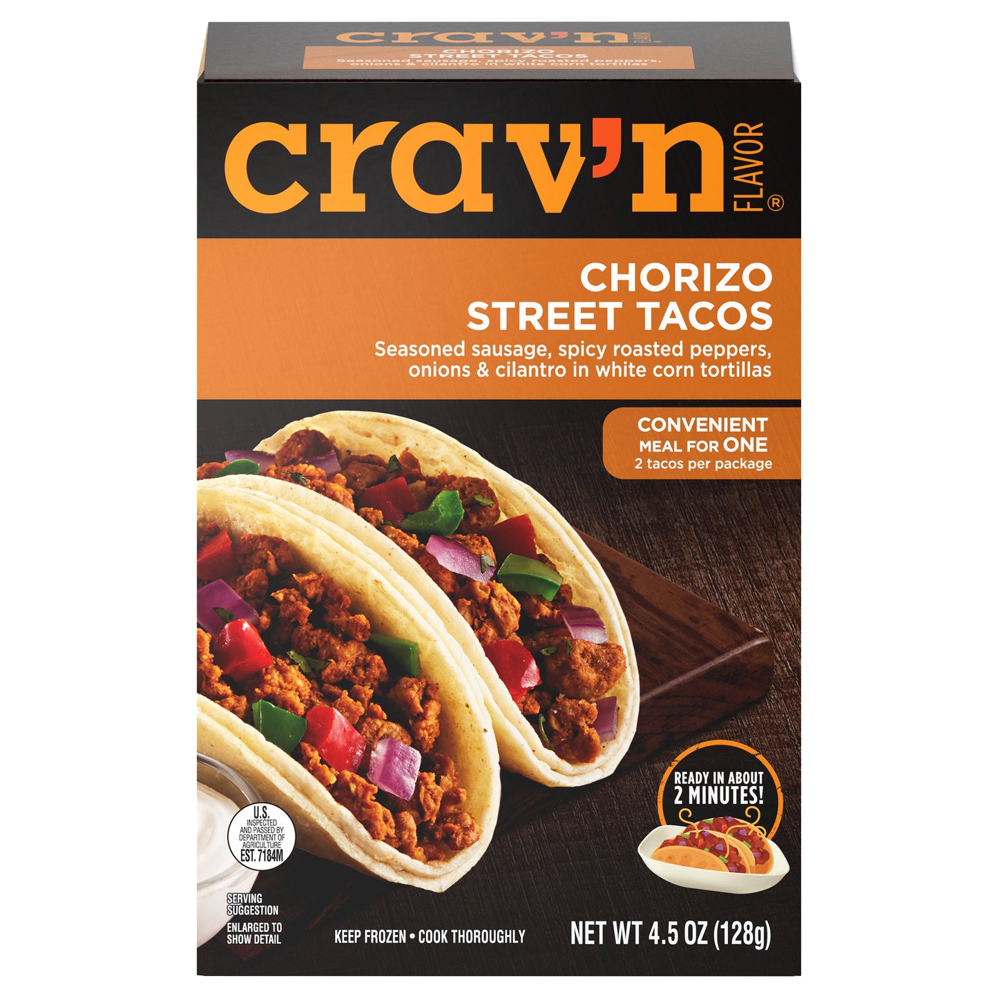 Crav'n Flavor Chorizo Tacos 2 ea