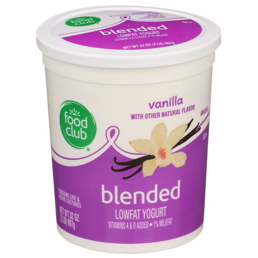 Vanilla Blended Lowfat Yogurt