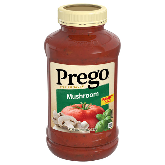Prego Fresh Mushroom Italian Sauce Family Size 45 oz