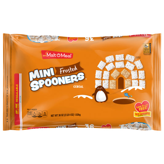 Malt O Meal Frosted Mini Spooners Cereal Super Size 36 oz