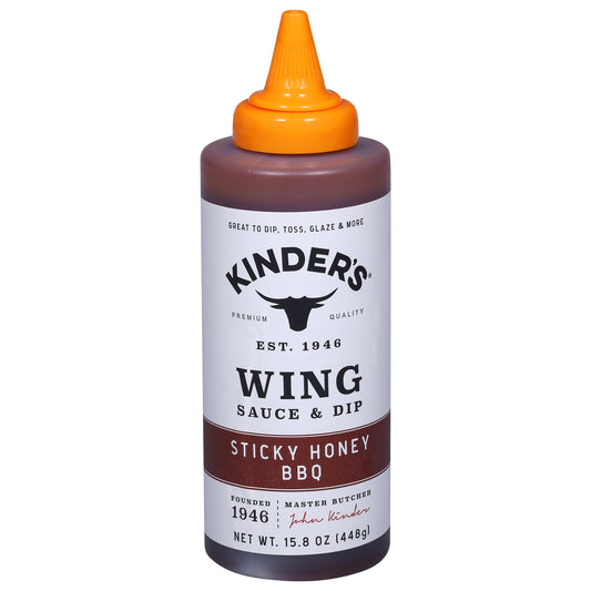 Kinder's Sticky Honey BBQ Wing Sauce & Dip 15.8 oz