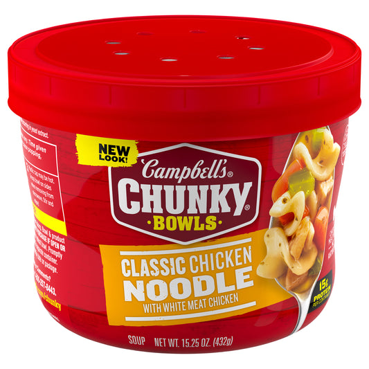 Campbell's Chunky Bowls Classic Chicken Noodle Soup 15.25 oz