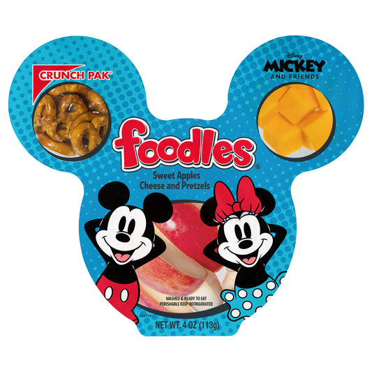 Crunch Pak Foodles Disney Apples, Cheese & Pretzels 4 oz