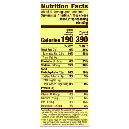 Old El Paso Soft TacoBake Dinner Kit, 8.4 oz.