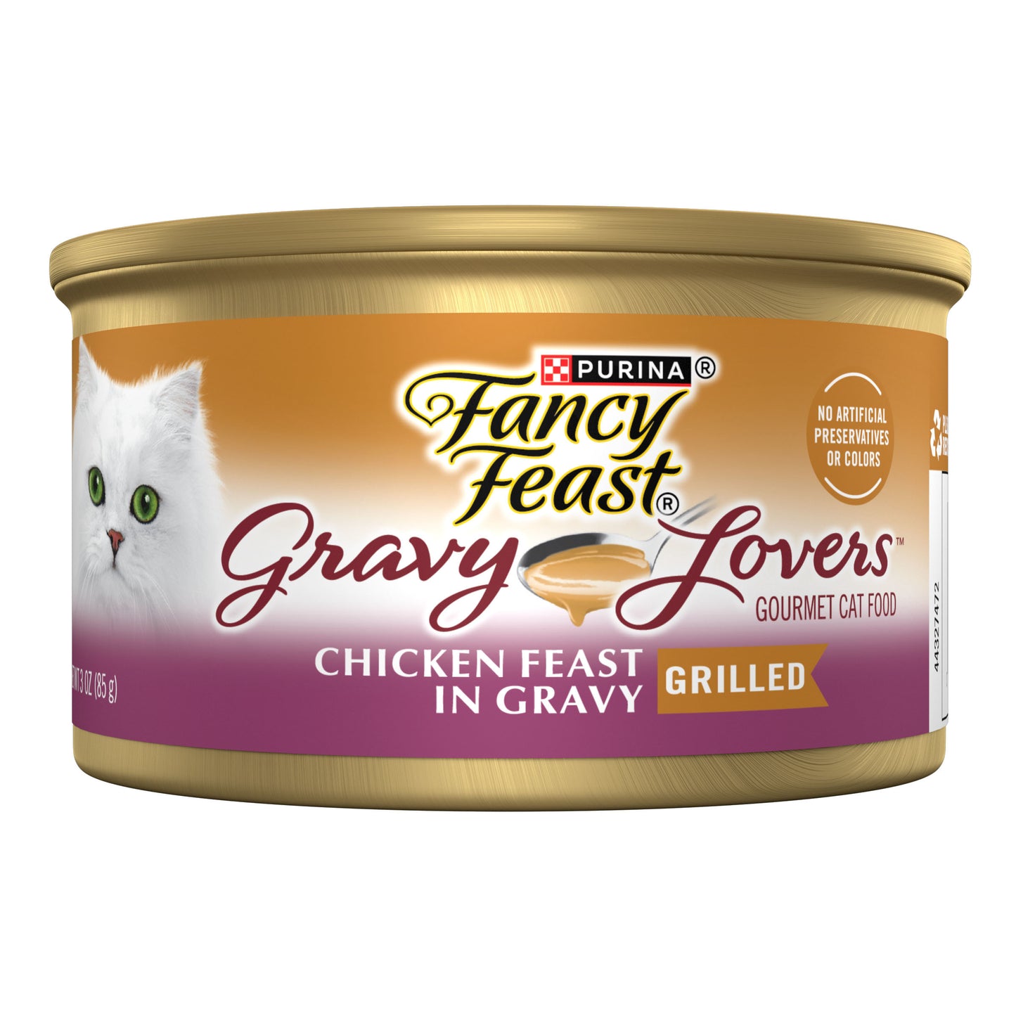 Purina Fancy Feast Gravy Lovers Chicken Feast in Gravy Gourmet Cat Food in Wet Cat Food Gravy  - 3 oz. Can