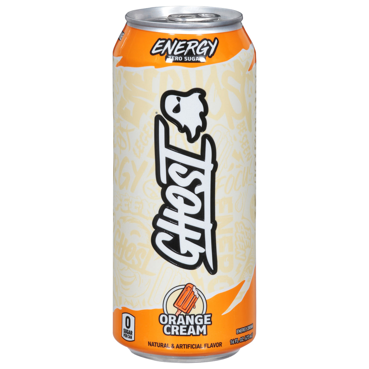 Ghost Zero Sugar Orange Cream Energy Drink 16 fl oz