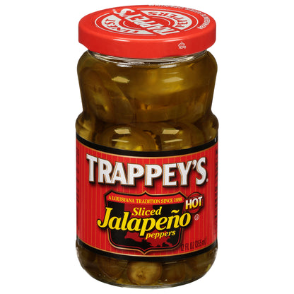 Trappey's Hot Sliced Jalapeno Peppers 12 fl oz
