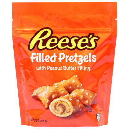 Reese's Filled Pretzels with Peanut Butter Filling 9 oz