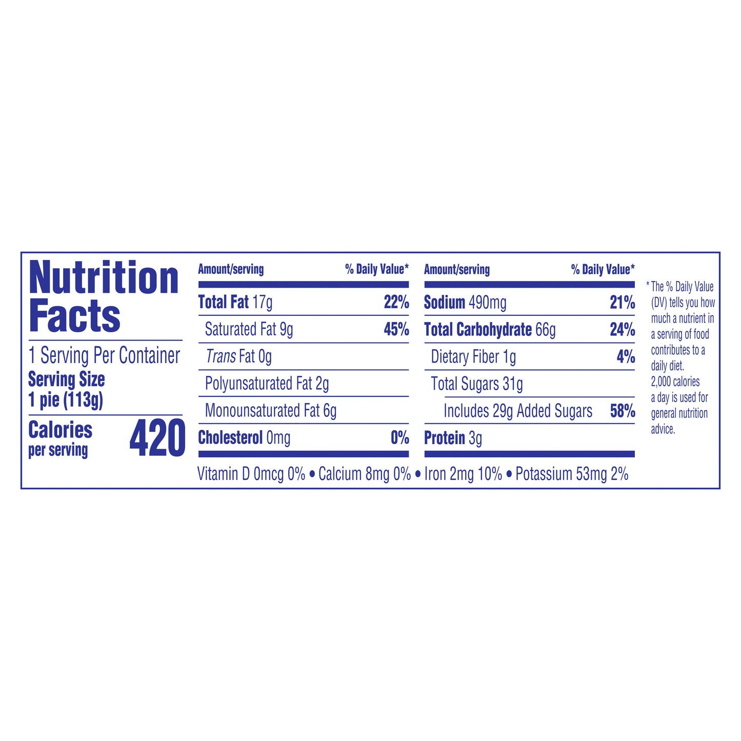 Entenmann's Apple Snack Pie 4 Oz