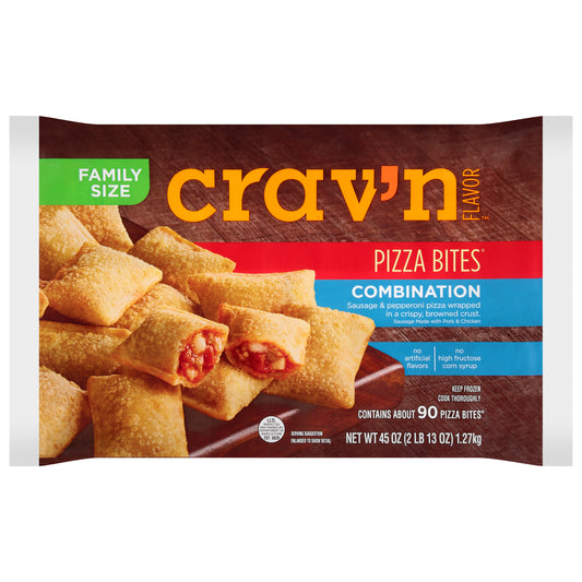 Crav'n Flavor Family Size Combination Pizza Bites 45 oz