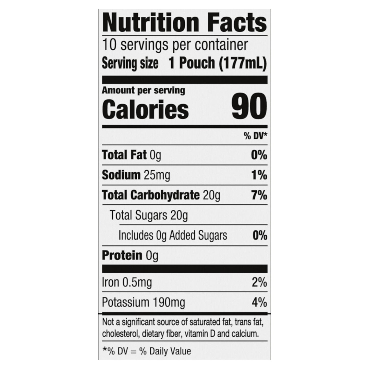 Capri Sun 100% Juice Fruit Punch Flavored All-Natural Juice Blend from Concentrate with added ingredients and other natural flavors, 10 ct Box, 6 fl oz Pouches