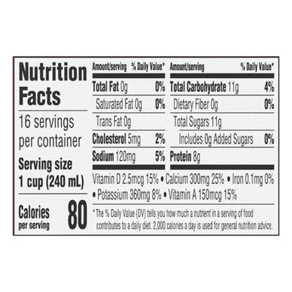 Food Club Fat Free Milk 1 gal