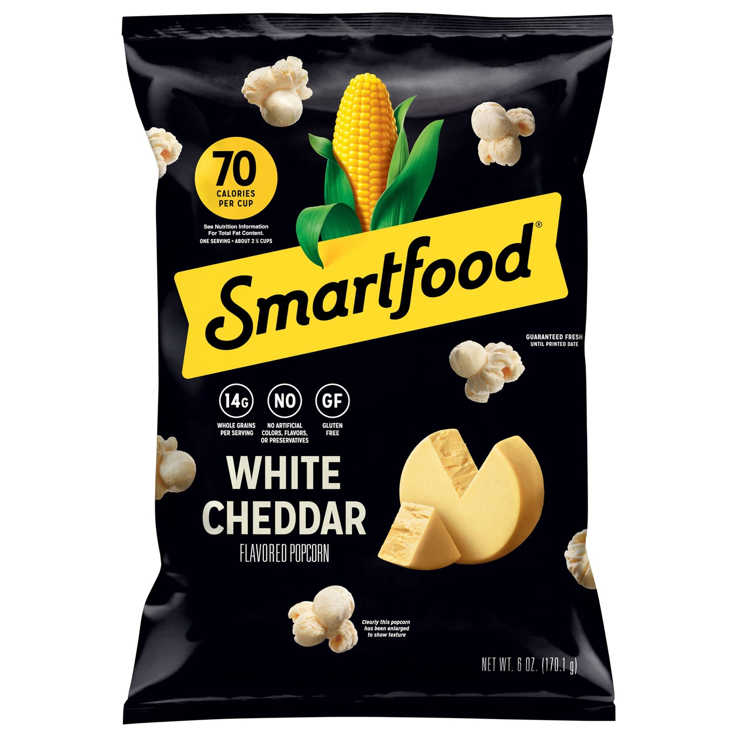 Smartfood Popcorn White Cheddar Flavored, 6 Oz
