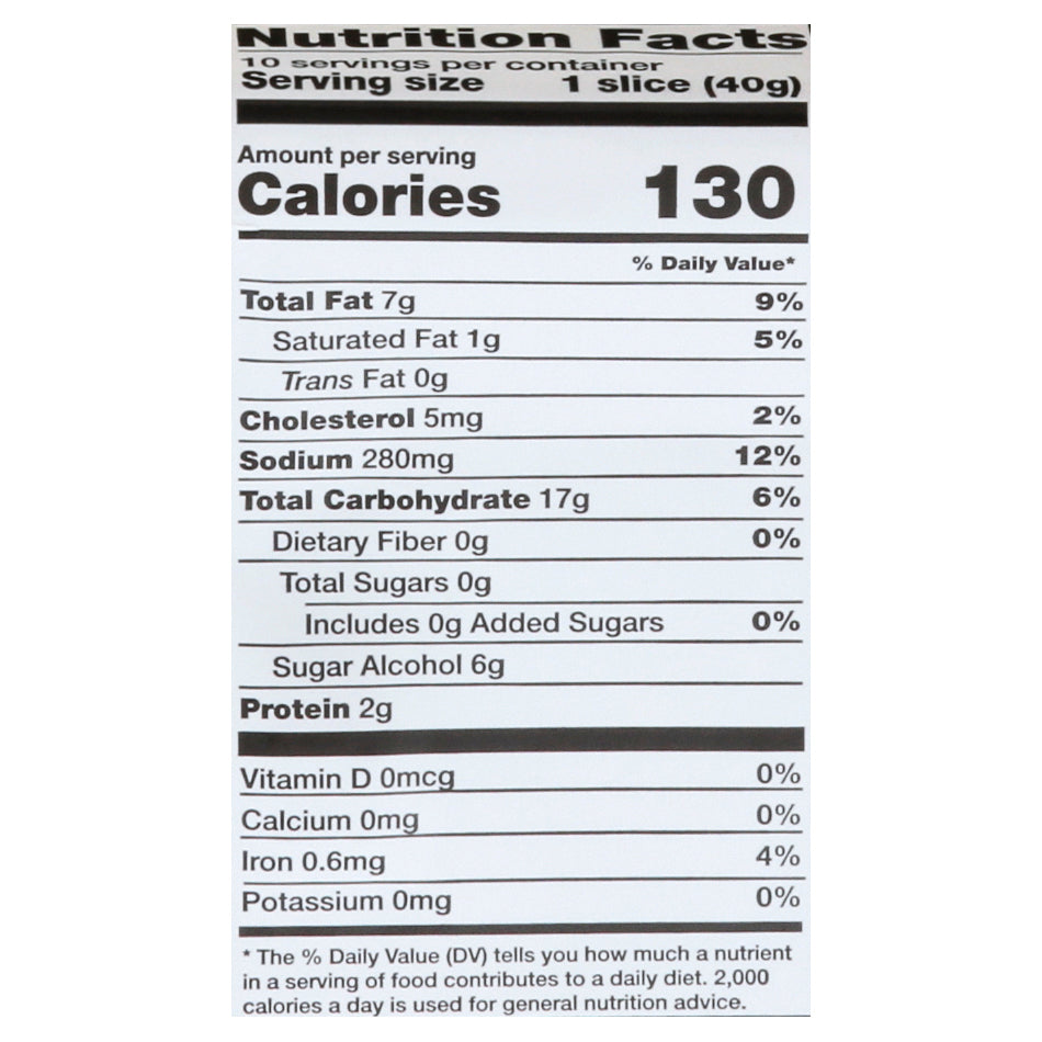 Ann Marie's Sliced Sugar-Free Lemon Loaf 14 oz