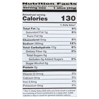 Ann Marie's Sliced Sugar-Free Lemon Loaf 14 oz