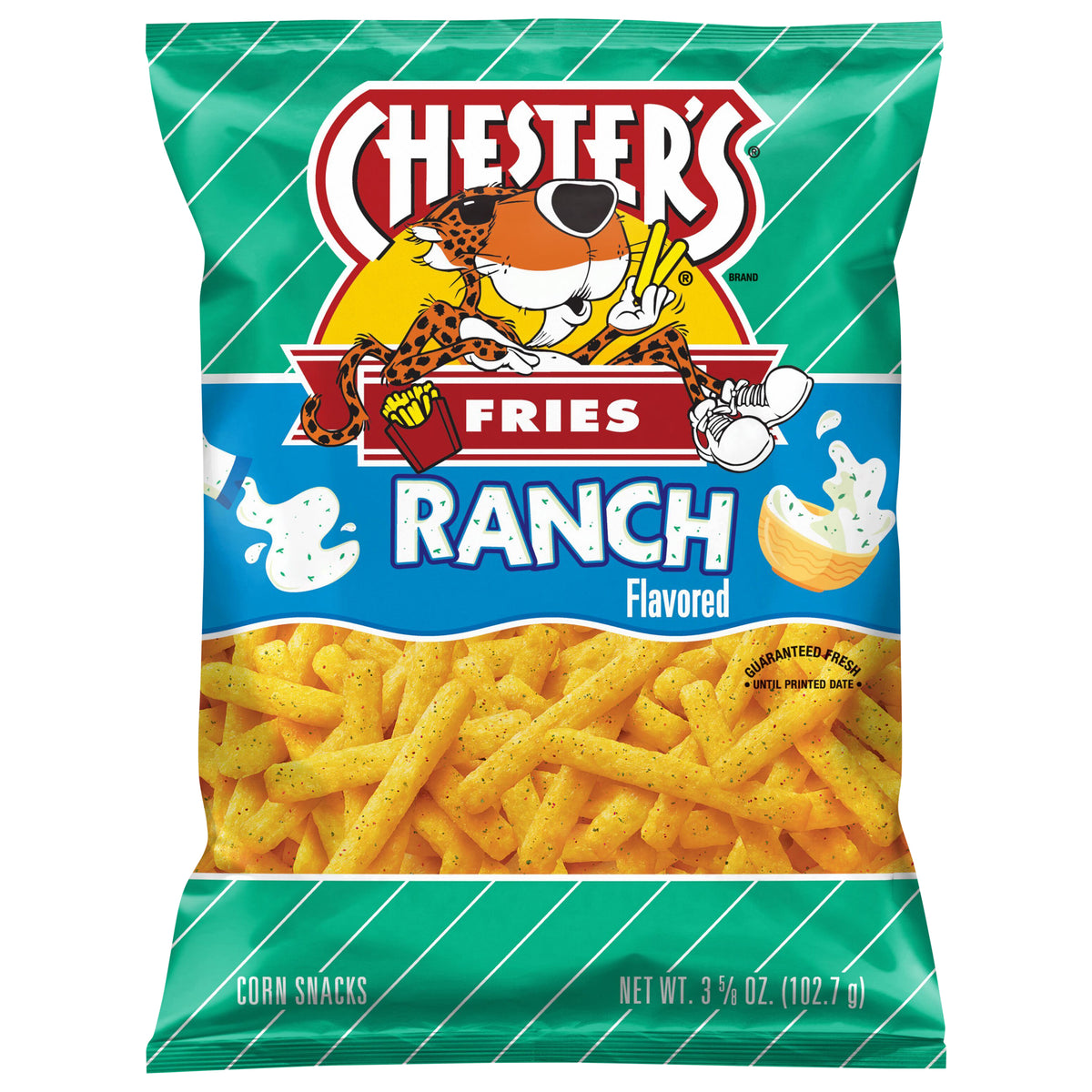 Chester's Rannch Chester's Fries Corn And Potato Snacks Ranch Flavored 3 5/8 Oz ...