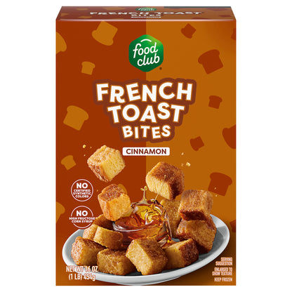 Food Club Cinnamon French Toast Bites 16 oz