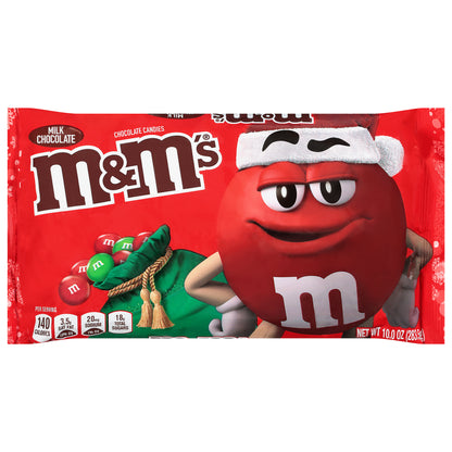 M&M'S Christmas Milk Chocolate Candy Bag, 10 oz