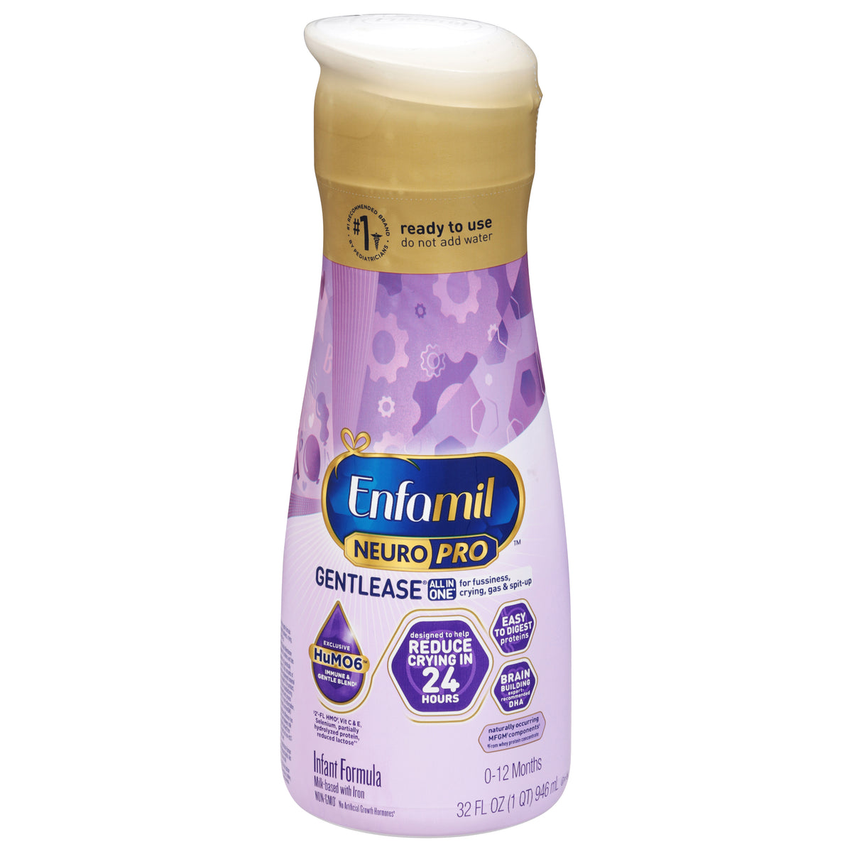 Enfamil Neuro Pro Gentlease 0-12 Months Milk-Based with Iron Infant Formula 32 fl oz