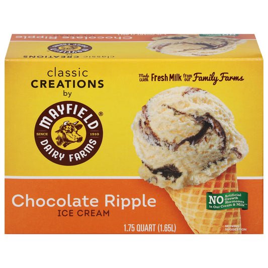 Mayfield Dairy Farms Chocolate Ripple Ice Cream 1.75 qt