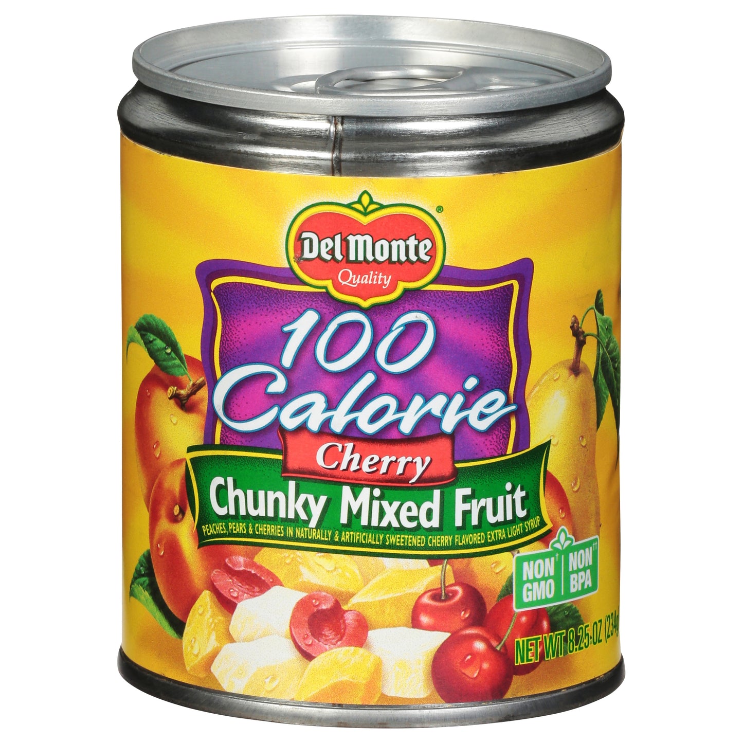 Del Monte Cherry Chunky Mixed Fruit in Extra Light Syrup 8.25 oz