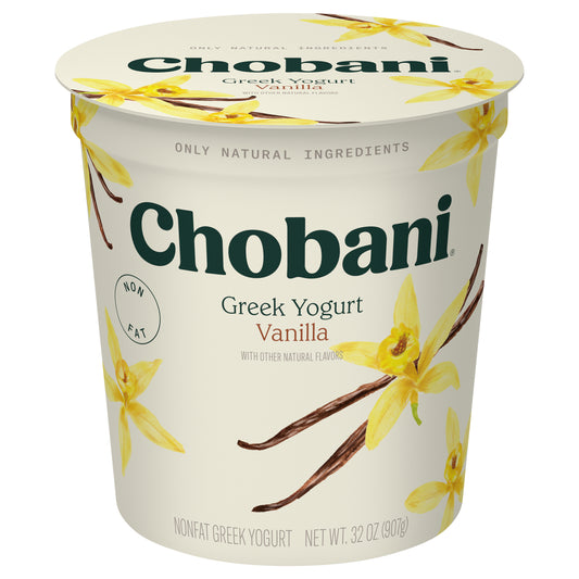 Chobani® Vanilla Non-Fat Greek Yogurt 32oz