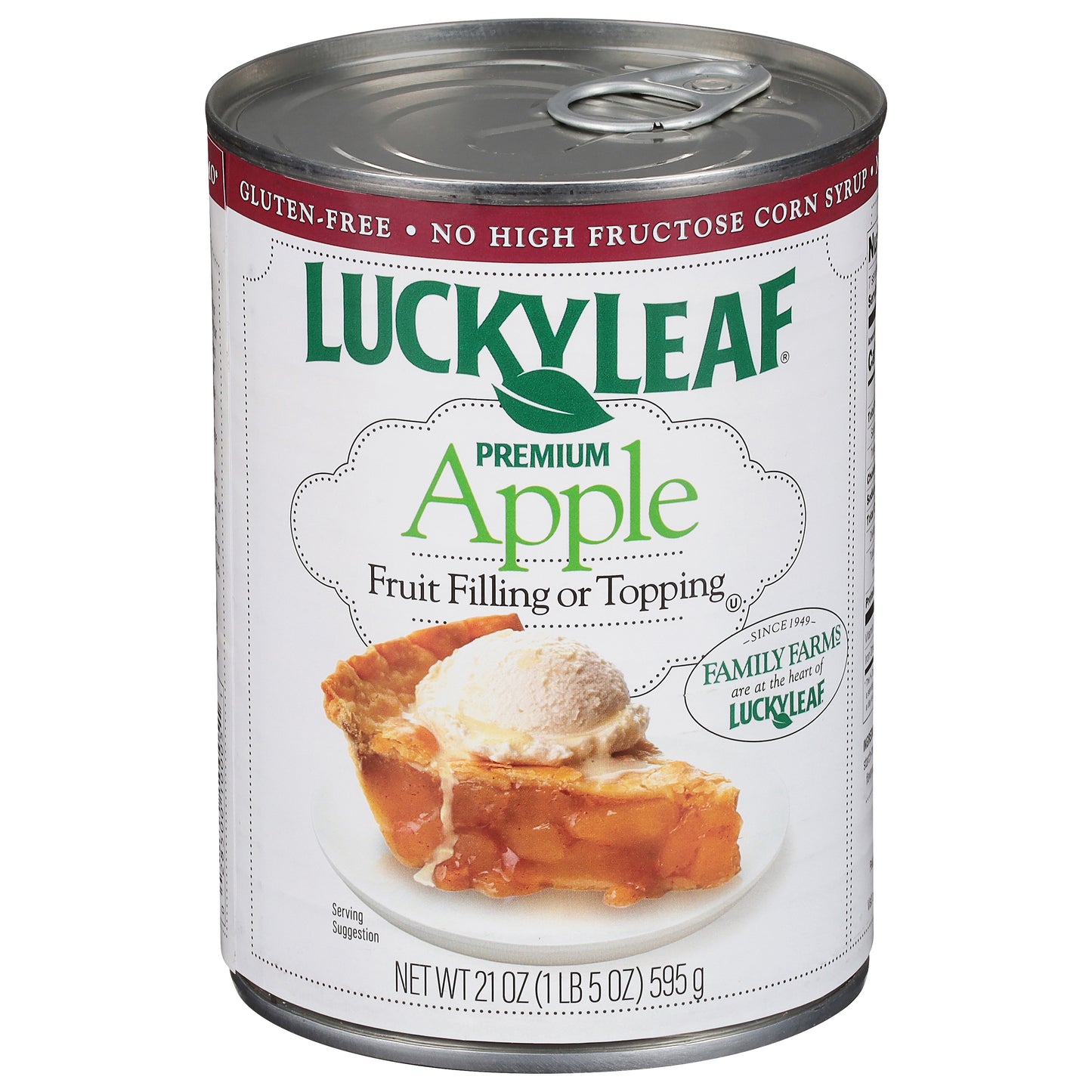Lucky Leaf Premium Apple Fruit Filling or Topping 21 oz