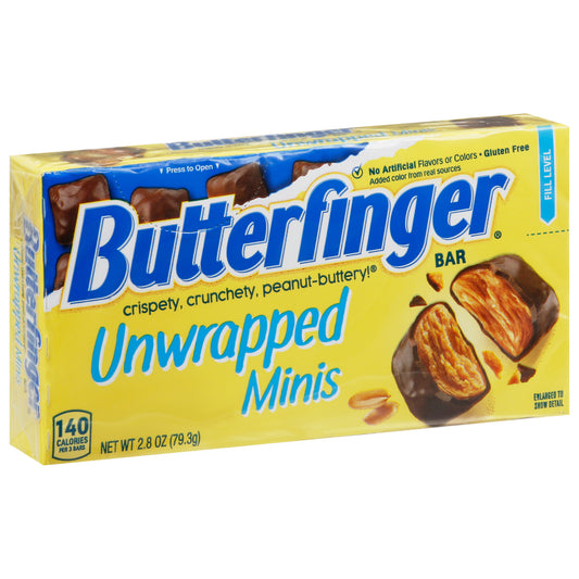Butterfinger Unwrapped Minis Candy Bar 2.8 oz