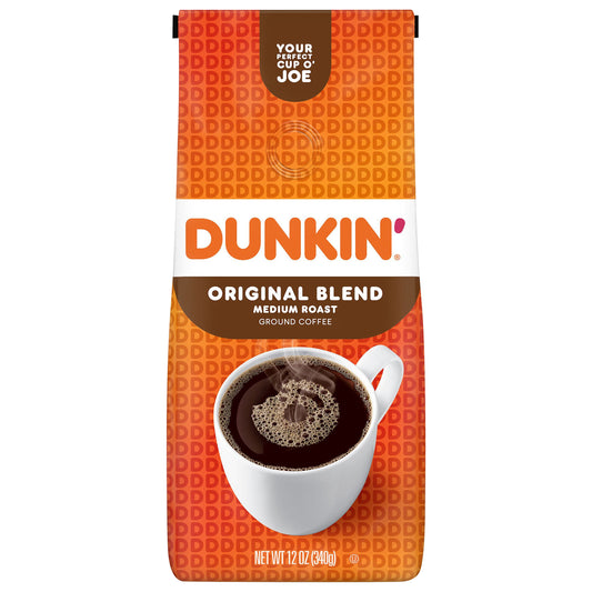 Dunkin’ Original Blend Coffee, Medium Roast Coffee, 12 Oz Bag