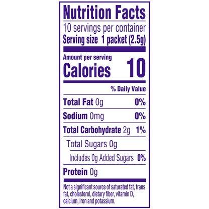 Crystal Light Citrus Naturally Flavored Powdered Drink Mix with Caffeine, 10 ct On-the-Go-Packets