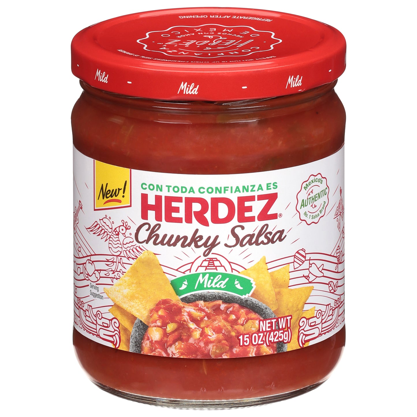 Herdez Chunky Mild Salsa 15 oz