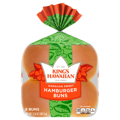 Original Hawaiian Sweet Hamburger Buns 8PK