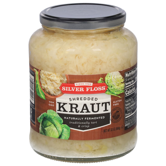 Silver Floss Shredded Kraut 32 oz