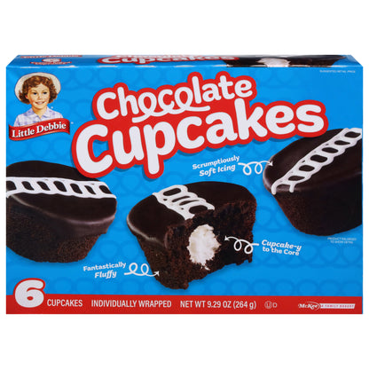 Little Debbie Chocolate Cupcakes 6 Each