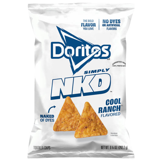 Doritos Simply NKD Tortilla Chips Cool Ranch Flavored, 9 1/4 Oz